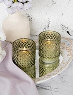 candle wax glass